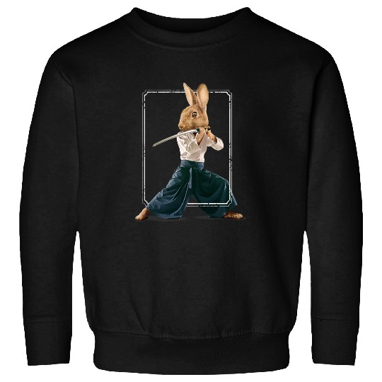 FANCY ART RABBIT NINJA FIGHTER Sweatshirts