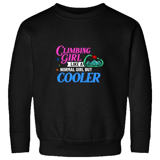 Climbing Climber Rock Climbing Women Indoor Bouldering Girl Wall Training Climb Sweatshirts