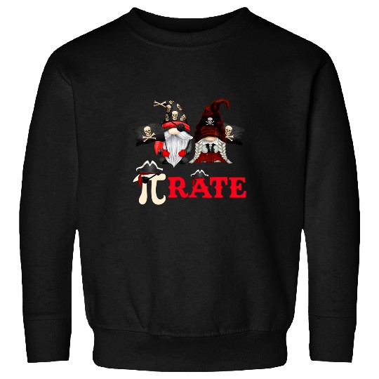 Octopuss Lover Funny Pirate Gnome Octopuss Pi Day Symbol For Math Teacher 1 Sweatshirts