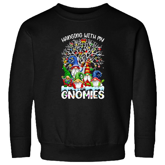 Hanging With My Gnomies Cute Gnomes Christmas Family Pajamas158 Sweatshirts