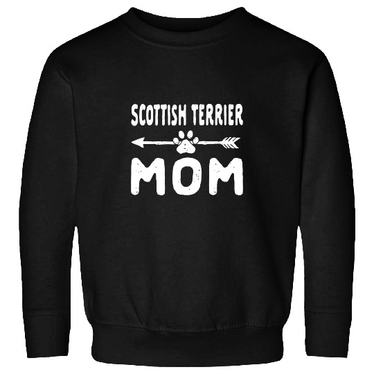 Dog Scottish Terrier Mom Scottie Dog Lover Scottish Dog Pets 2 Sweatshirts