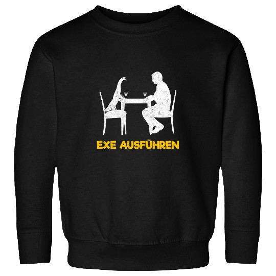 Exe Performance Computer Student Programmer Admin Sweatshirts