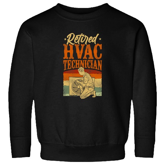 HVAC Technician Tech Retired vintages Retired Hvac Technician Sweatshirts