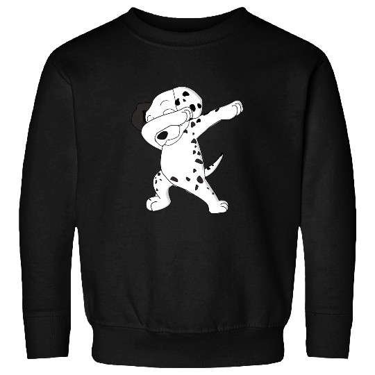 Dalmatian Cool Dabbings Dalmatian Funny Dalmation Dab Dalmatians Dog Sweatshirts