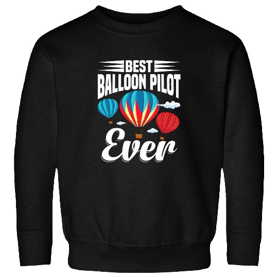 Hot Air Balloon Basket Balloon Pilot Ballooning Earrings Sweatshirts