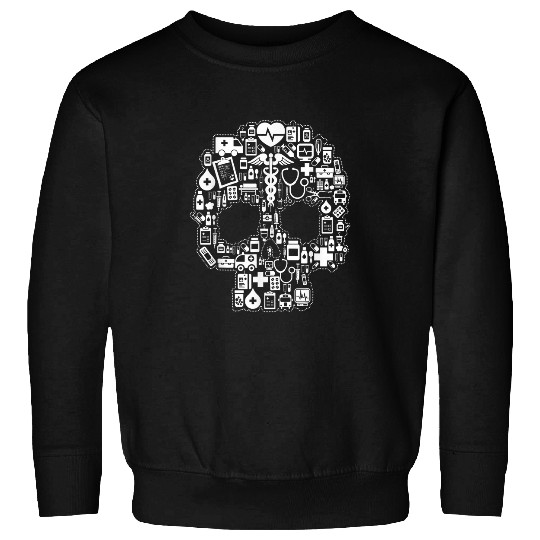 nurses Sugar Skull for Men Women Sweatshirts