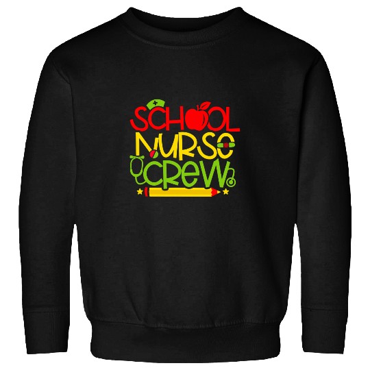 School nurses Crew RN Nursing Student Back To School Sweatshirts