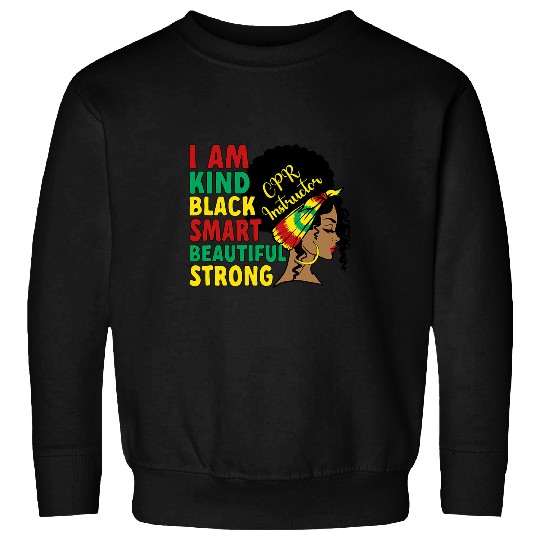Black CPR Instructor African American CPR Instructor Sweatshirts