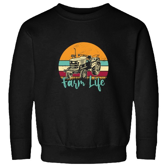 Tractor driving Funny Farm Tractor Farming Ladies Farmers Wife Mens Farm Sweatshirts
