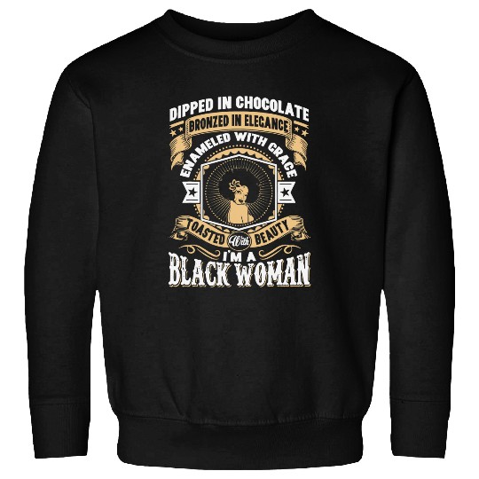 Black Beauty Design for African American Women Sweatshirts