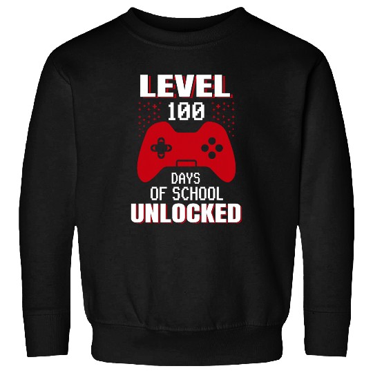 Video Gamer Student 100th Day Teacher 100 Days of School 9 Sweatshirts