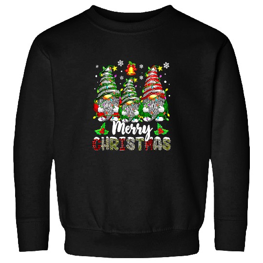Merry Christmas Gnomes Pajamas xmass Lights Men Women221 Sweatshirts
