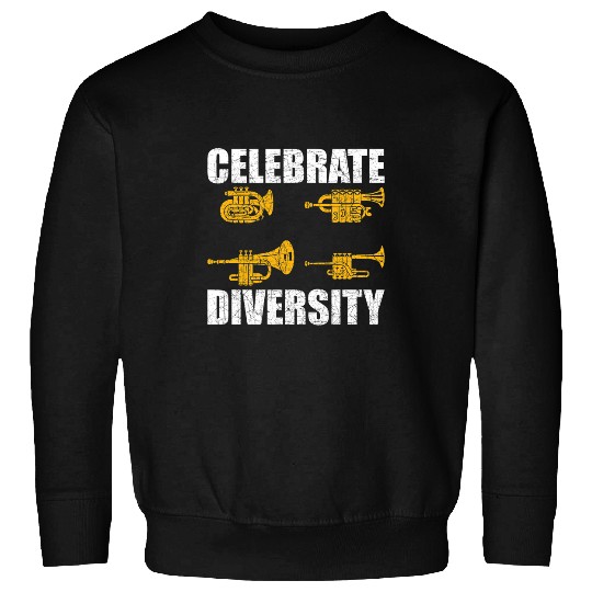 Trumpet Lover Musical Instruments Musician Gift Idea Orchestra Trumpet Sweatshirts