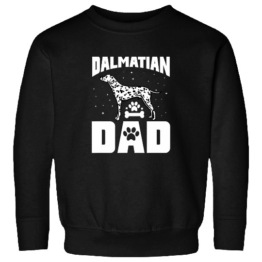 Dalmatian Dad Funny Dog Dad T Dalmatians Dog Sweatshirts