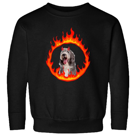 Devil Dog Bearded Collie 2 Sweatshirts