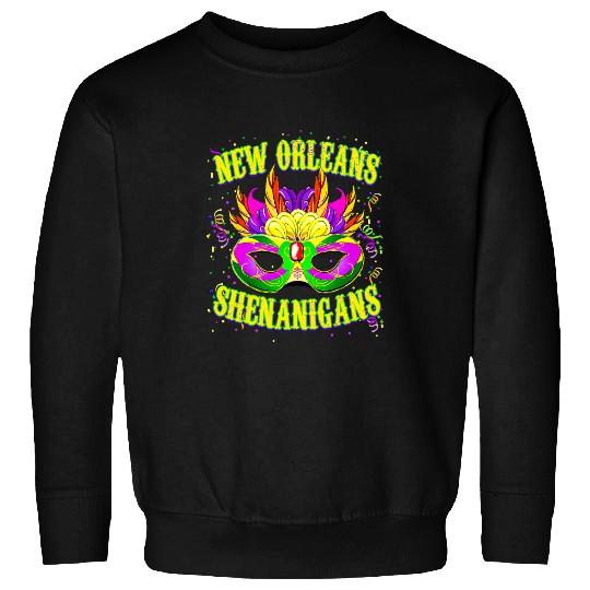 Shenanigans New Orleans Mardi Gras 123 Sweatshirts