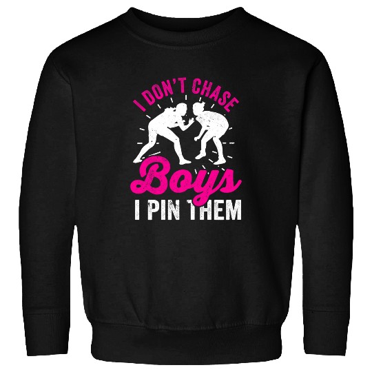 Womens Funny Wrestling Lover Graphic for Women and Girls Wrestler Sweatshirts