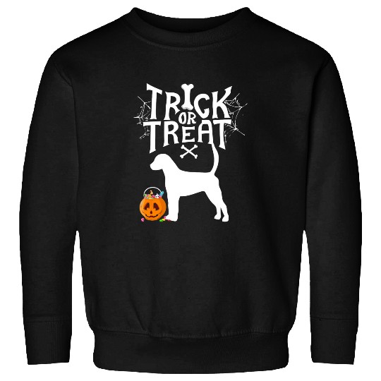Trick Or Treat English Foxhound Halloween Dog Costume Sweatshirts