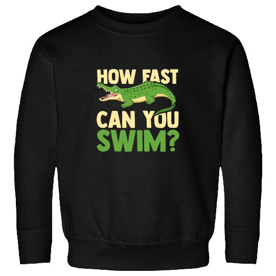 Swimming Pool How fast can you swim Swimming Swimmer Coach Sweatshirts
