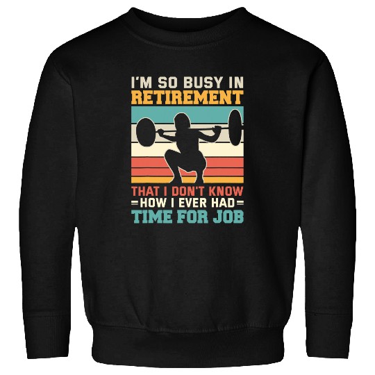 Women retired gym lover powerlifting weightlifting deadlift Sweatshirts