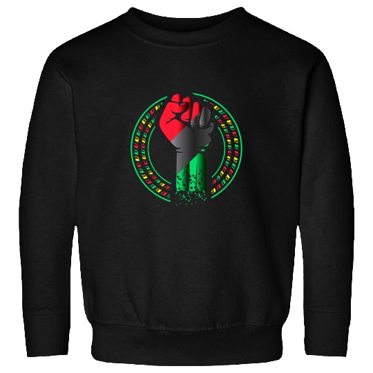 Black History Month Apparel BLM Pro Black Power Fist Sweatshirts