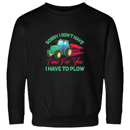 Tractor driving Farming Farm Tractor Agriculture Harvester Cultivator Farmer 1 Sweatshirts
