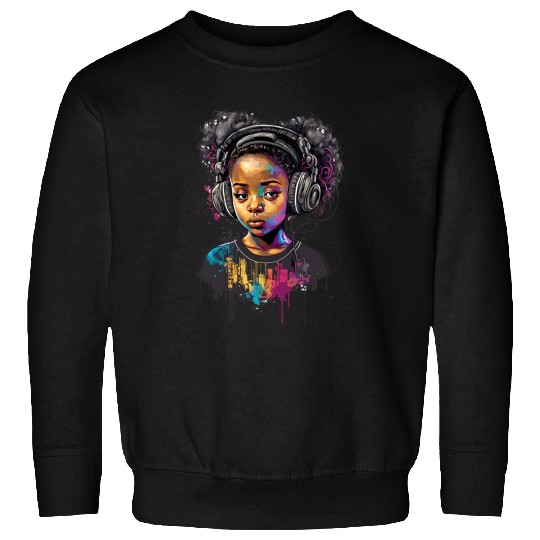 Black History Afro Natural Hair Black Queen Dancers Hip Hop Sweatshirts