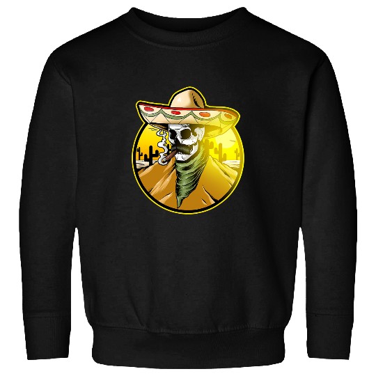 Skeletons Skulls Tequila Mexican Skull Skeletons Cinco de Mayo Chicano Chicana 661 Skull Sweatshirts