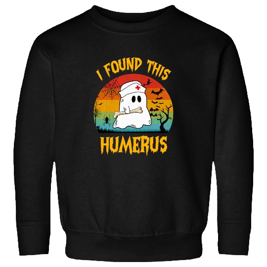 I found this humerus nurses Retro Halloween Costume Sweatshirts