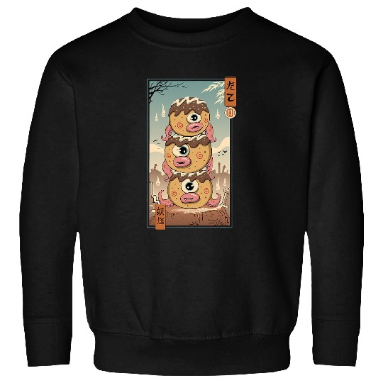 Monster Takoyaki in Edo Sweatshirts