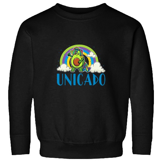 Unicado Men Women Unicorns Funny Avocado Aguacate Sweatshirts