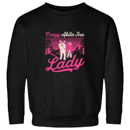 Dog Akita crazys Akita Inu lady Akita Inu Girl 3 Sweatshirts