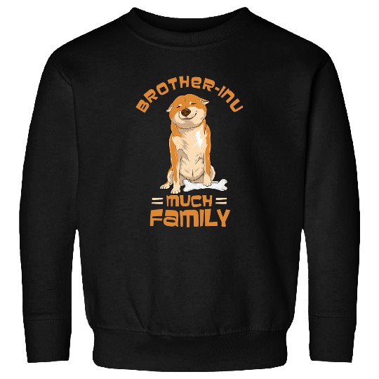 Dog Shiba Inu Brother BrotherInu Family Matching Boy Men Sweatshirts