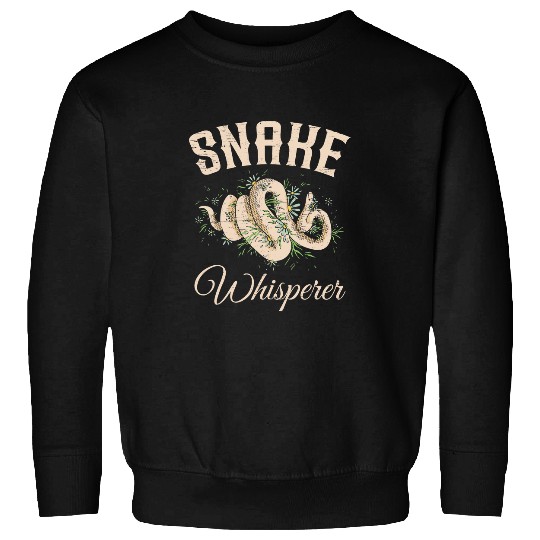 Snake Lover Whisperer Reptile Skin Snakeskin Snake Mom Sweatshirts