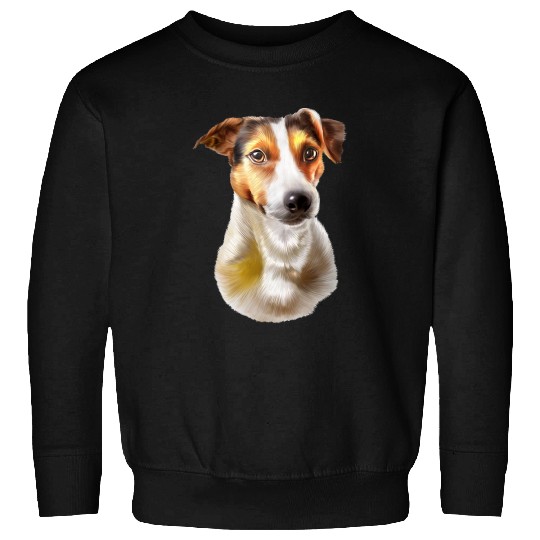 Dog Jack Russell Terrier puppy pet black paw Sweatshirts