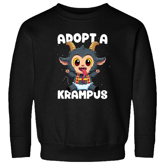 Skeletons Skulls Kawaii Evil Baby Krampus Germanic Christmas Demon Horror 2 2 Skull Sweatshirts