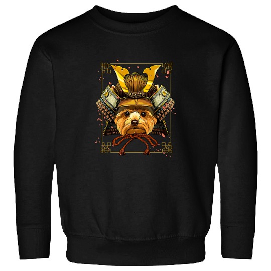 Yorkshire Terrier Samurai Yorkshire Terrier Dog Warrior Samurai Lovers Gift 194 Yorkie Sweatshirts