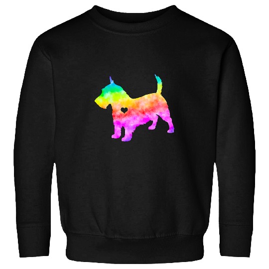 Dog Scottish Terrier Tie Dye Scottie Dog Scottish Terrier Sweatshirts