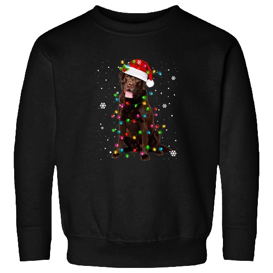 Labrador Lab Dog Christmas Labrador Retriever Dog Chocolate Lab Lover Sweatshirts