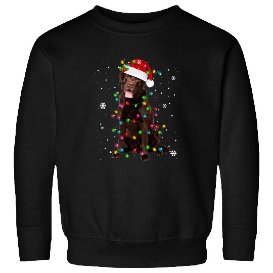 Labrador Lab Dog Christmas Labrador Retriever Dog Chocolate Lab Lover Sweatshirts