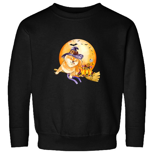 Dog Shiba Inu Watercolor Shiba Inu Halloween Tee Men Women Shiba Inu Lover Sweatshirts