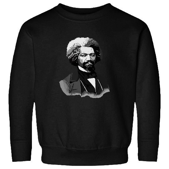 Frederick Douglass lifelike illustration Sweatshirts