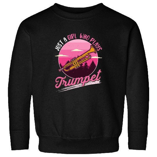 Trumpet Lover Girl Trumpeter Trumpet Player 28 Sweatshirts