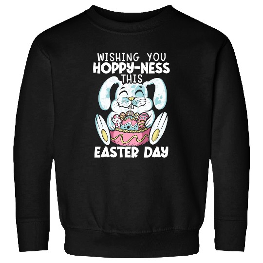 Rabbits Easter Bunny Egg Hunting Sweatshirts