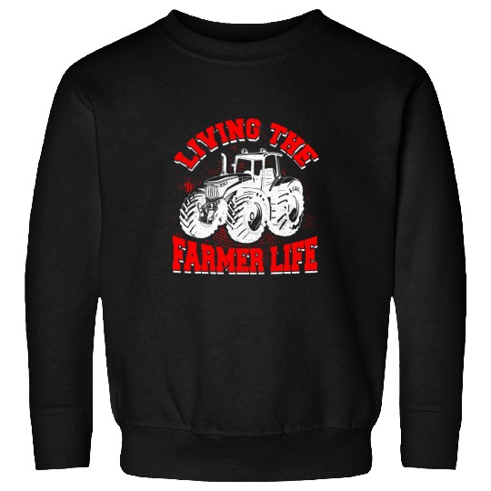 Tractor driving Farming Farm Tractor Agriculture Harvester Cultivator Farmer 15 Sweatshirts