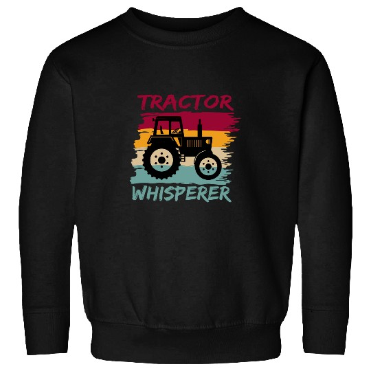 Tractor driving Lover Whisperer Farming Retro vintages for farmer 226 Sweatshirts