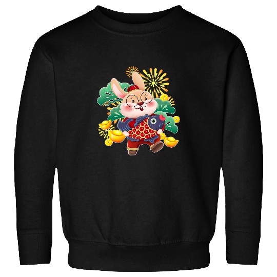 Rabbits Cute Chinese Zodiac Year Of The Rabbit Lunar New Year 22 Sweatshirts