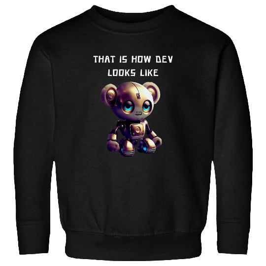 Programmer  For Coder Engineer Developer Robot Robotic 1 Sweatshirts