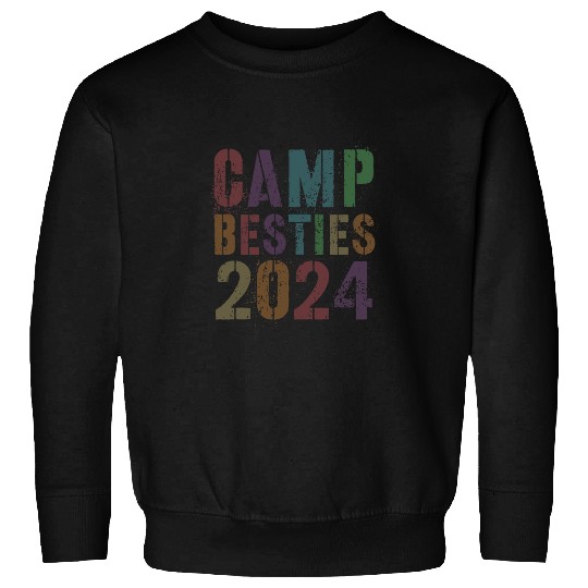 vintages CAMP BESTIES 2024 Mama CampGroup nurses Tribe Sweatshirts