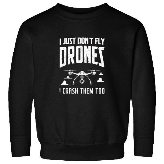 Drone Tshirs For Men Multicopter Boy Kids FPV Pilot Sweatshirts